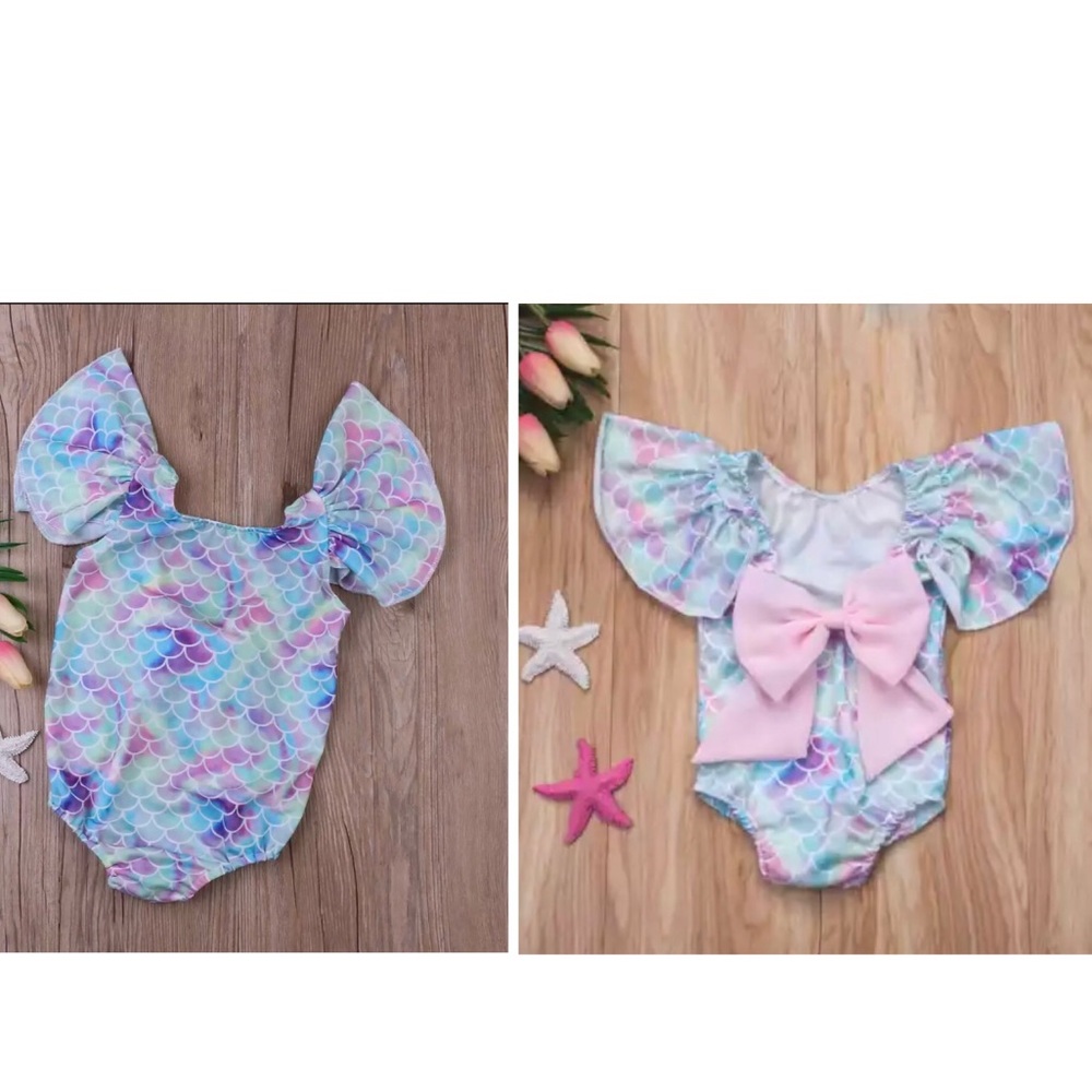 ✨Mermaid inspired bathing suit!! 🧜🏻‍♀️ 🎀